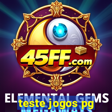 teste jogos pg